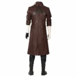 Devil May Cry V DMC5 Dante Outfit Cosplay Costume Leather Coat - Back Side