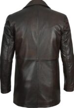 Brown Leather Jacket Men - Natural Distressed Leather Jackets for Men - Back