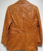 MJ0013 - Once Upon A Time Leonardo Dicaprio Brown Jacketback side